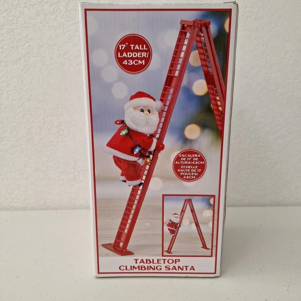 MR. CHRISTMAS Tabletop Climbing Santa  17